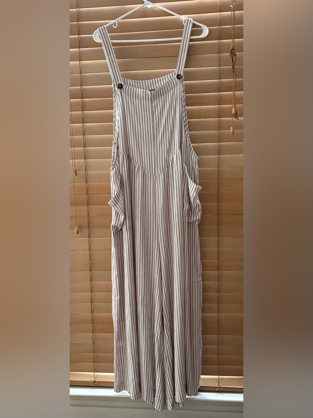 Torrid Striped Wide-Leg Overall Jumpsuit - Size 1 (1X / 14-16)